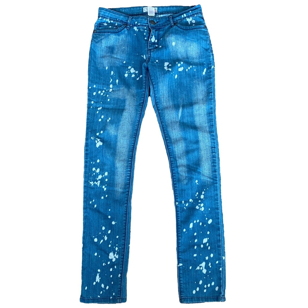 OP Ocean Pacific Bleach Splatter Jeans